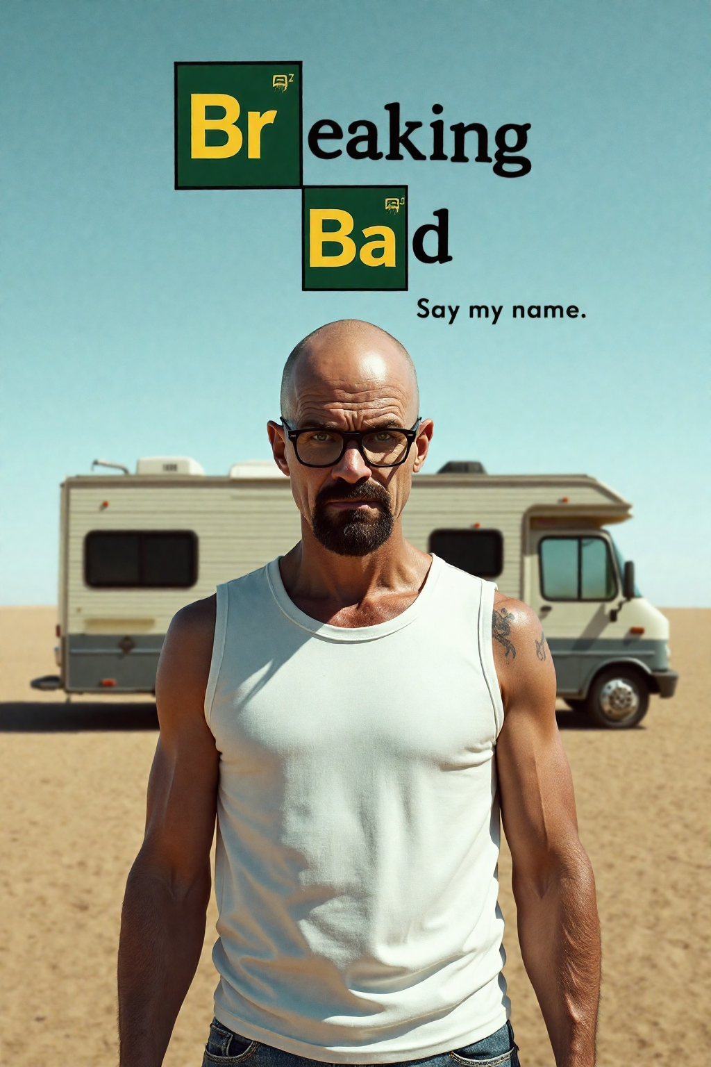 Breaking Bad poster with Walter White